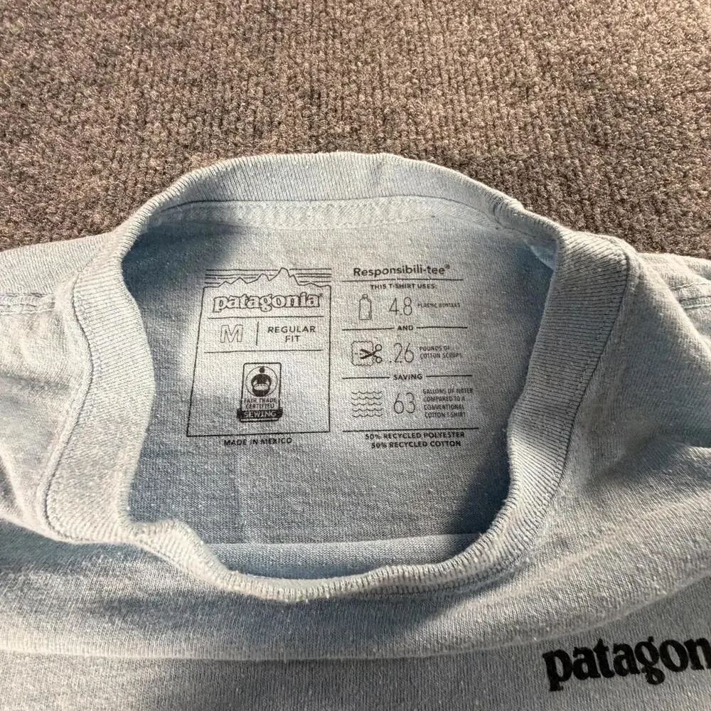 Patagonia Men's Responsibili-Tee‎ Short Sleeve T-Shirt Medium #857